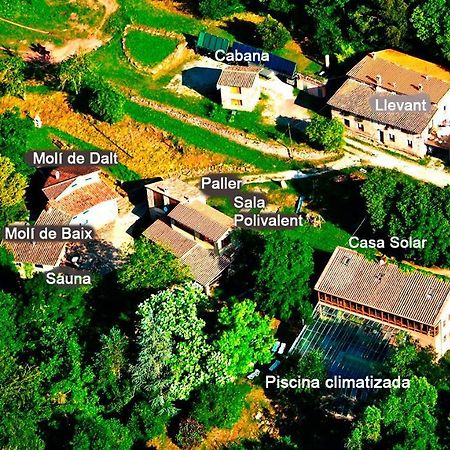 La Cabana Del Moli De La Plana Riudaura Eksteriør bilde